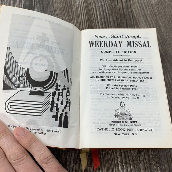 St. Joseph Weekday Missal (Vol. 1- COMPLETE EDITION -ADVENT TO PENTECOST - - Picture 11 of 12